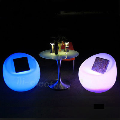 Cadeiras de sala de estar Dormitório Sofá Sofá LED Banquinho de plástico