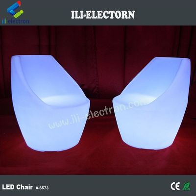 Multicolor brilhante portavel recarregável iluminado LED cadeira de festa