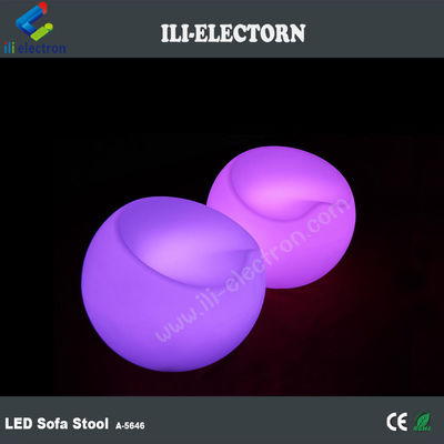 novo design multicolor RGB à prova d'água LED cadeira de maçã brilhante