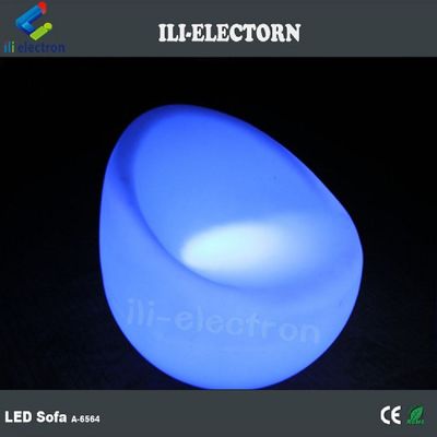 PE Plástico Recarregável RGB Iluminado Sofá de Bar Led Infarad Controle remoto