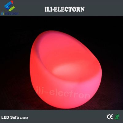 PE Plástico Recarregável RGB Iluminado Sofá de Bar Led Infarad Controle remoto