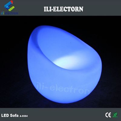 PE Plástico Recarregável RGB Iluminado Sofá de Bar Led Infarad Controle remoto