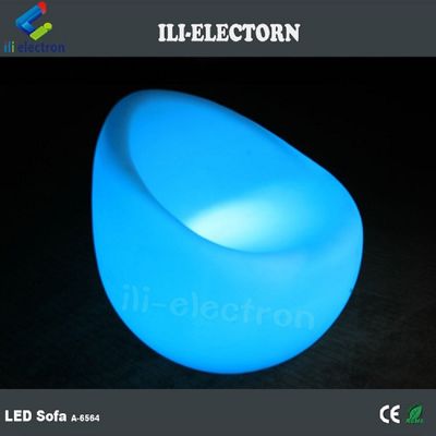 PE Plástico Recarregável RGB Iluminado Sofá de Bar Led Infarad Controle remoto