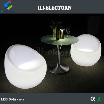PE Plástico Recarregável RGB Iluminado Sofá de Bar Led Infarad Controle remoto