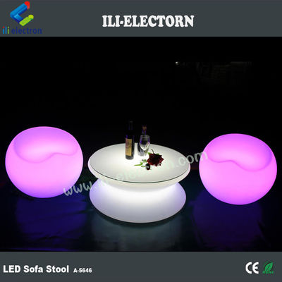 Muti Color RGB LED Light Cocktail Table, resistente à água Light Up Bar Mobiliário