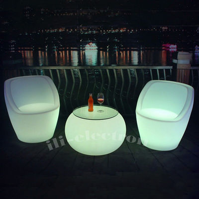 Recarregável LED Glow Mobiliário cadeira à prova d'água Para evento clube noturno
