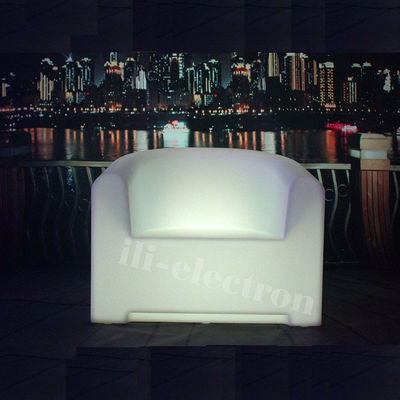 Sofá de iluminação de plástico recarregável