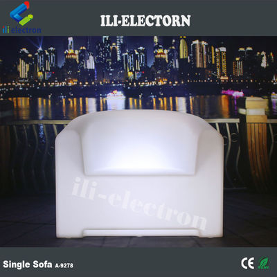 Sofá de iluminação de plástico recarregável