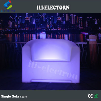 Sofá de iluminação de plástico recarregável