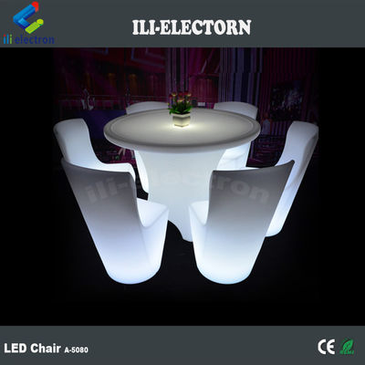 Mobiliário LED Cadeira de jantar LED multicolor