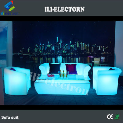 Sofá de plástico led sofá de salão para alugar