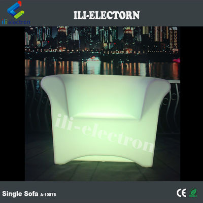 Sofá de plástico led sofá de salão para alugar