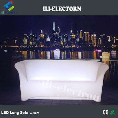 Sofá de plástico led sofá de salão para alugar