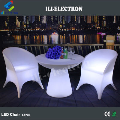 Modern Glow LED Light Up Cadeiras 16 Cores mudando para bar de discoteca