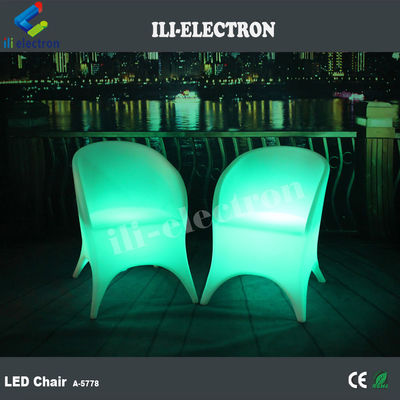 Modern Glow LED Light Up Cadeiras 16 Cores mudando para bar de discoteca