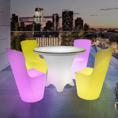 Mobiliário LED personalizado 16 cores mudando para comercial