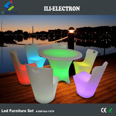 Mobiliário LED personalizado 16 cores mudando para comercial