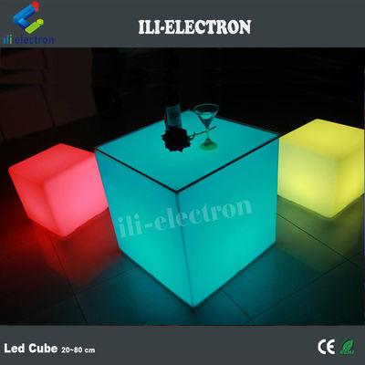 Cubo de luz LED exterior de plástico ecológico