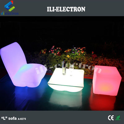 Mobiliário exterior à prova d'água, recarregável, iluminado a LED