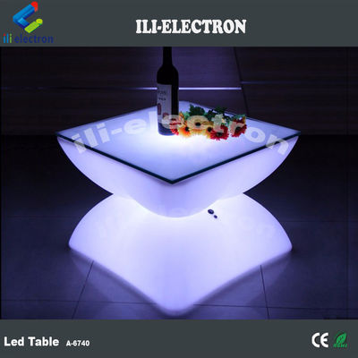 Mobiliário exterior à prova d'água, recarregável, iluminado a LED