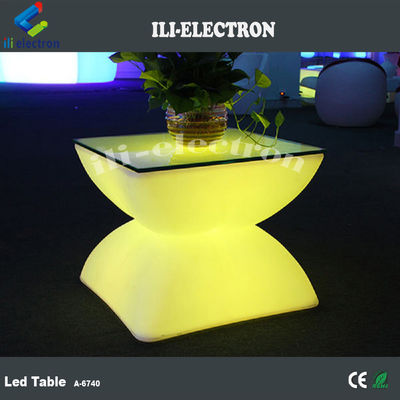 Mobiliário exterior à prova d'água, recarregável, iluminado a LED