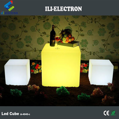 Controle remoto LED Cubo Luz noturna Iluminado Rgb Câmbio de cor Bateria recarregável