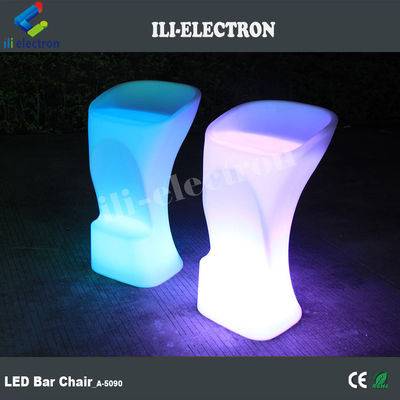 50*48*90cm Cadeira de bar led confortável iluminada/ Cadeira de cocktail iluminada/ Cadeira de bar led iluminada