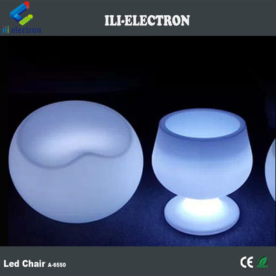 16 cores mudando plástico led cadeira de bar de maçã
