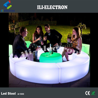 Mobiliário de barra de LED curvo comercial