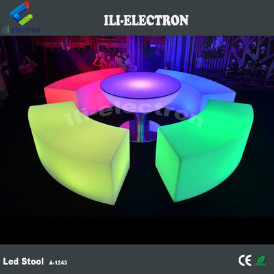 Mobiliário de barra de LED curvo comercial
