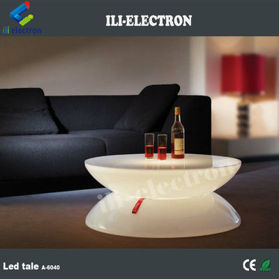 Modular Cadeira Puff de mudança de cor Mobiliário de sala de estar de plástico Led Light Up Sofa