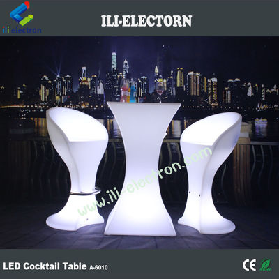Novo Design de moda PE de plástico festa levou luz mesa de cocktail
