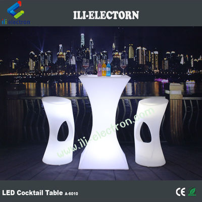 Novo Design de moda PE de plástico festa levou luz mesa de cocktail