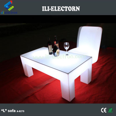 Remote control RGB quadrado led mesa brilhante para discoteca / patio de festa / KTV / lobby