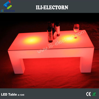 Remote control RGB quadrado led mesa brilhante para discoteca / patio de festa / KTV / lobby
