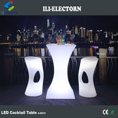 Vendas Quentes Eventos de Festas Modernas e Bar Remote Usado Mudança de Cor Decorativo LED Quadrado Cocktail Table
