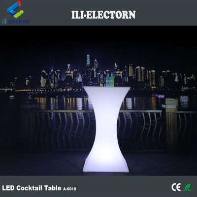 Vendas Quentes Eventos de Festas Modernas e Bar Remote Usado Mudança de Cor Decorativo LED Quadrado Cocktail Table