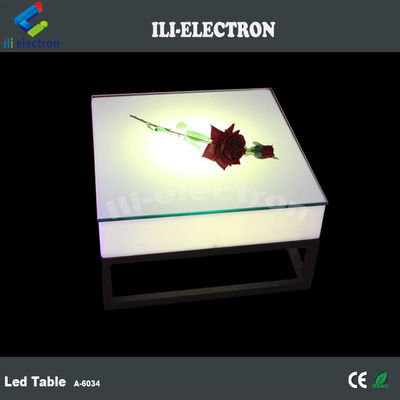 RGB colorido design moderno iluminado led mesa para clube noturno