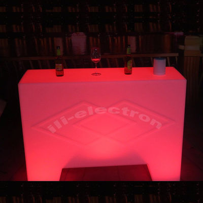Mudança de cor Plástico Led Portavel Bar Table Infarad Controle remoto