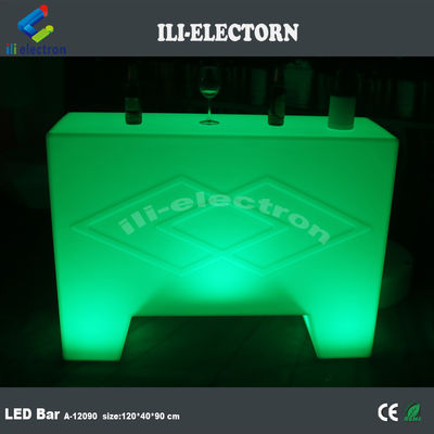 Mudança de cor Plástico Led Portavel Bar Table Infarad Controle remoto