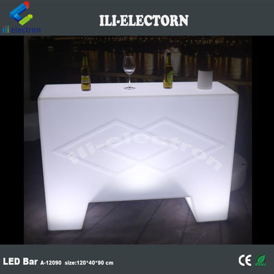 Mudança de cor Plástico Led Portavel Bar Table Infarad Controle remoto