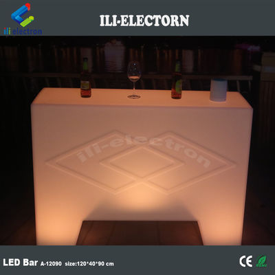 Mudança de cor Plástico Led Portavel Bar Table Infarad Controle remoto