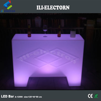 Mudança de cor Plástico Led Portavel Bar Table Infarad Controle remoto