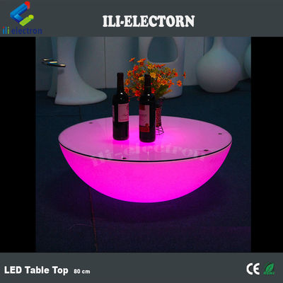 Mostre Light Up Mobiliário RGB LED Tabela de Café Para Supermercado