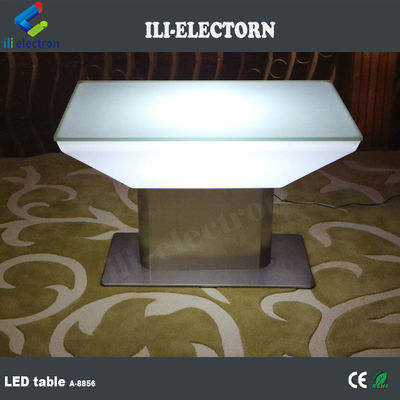 Tabela de iluminação LED de plástico com base em aço inoxidável