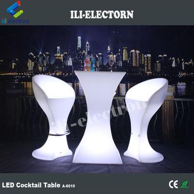 LED Outdoor Table LED Glow Bar Table iluminação de mesa de cocktail
