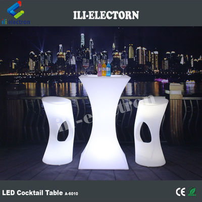 LED Outdoor Table LED Glow Bar Table iluminação de mesa de cocktail