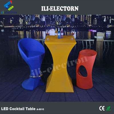 LED Outdoor Table LED Glow Bar Table iluminação de mesa de cocktail