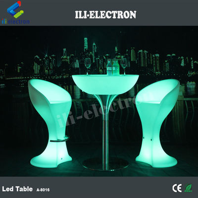 Mobiliário de clube noturno luminoso iluminado LED mesa de bar