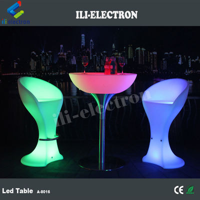 Mobiliário de clube noturno luminoso iluminado LED mesa de bar